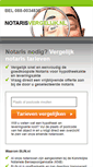 Mobile Screenshot of notarisvergelijk.nl